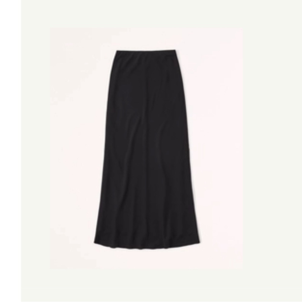 Abercrombie and Fitch Black Maxi Skirt XL